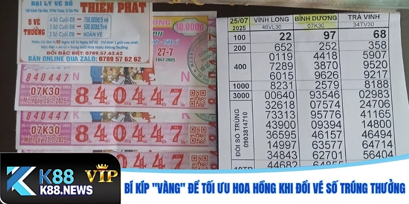 Bí Kíp "Vàng" Để Tối Ưu Hoa Hồng Khi Đổi Vé Số Trúng Thưởng