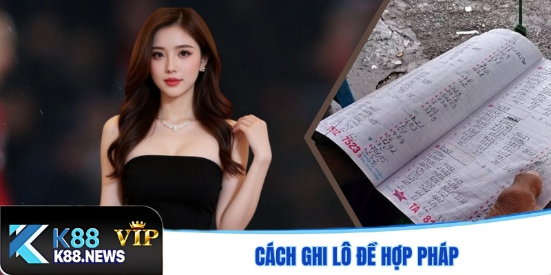 Cách ghi lô đề hợp pháp